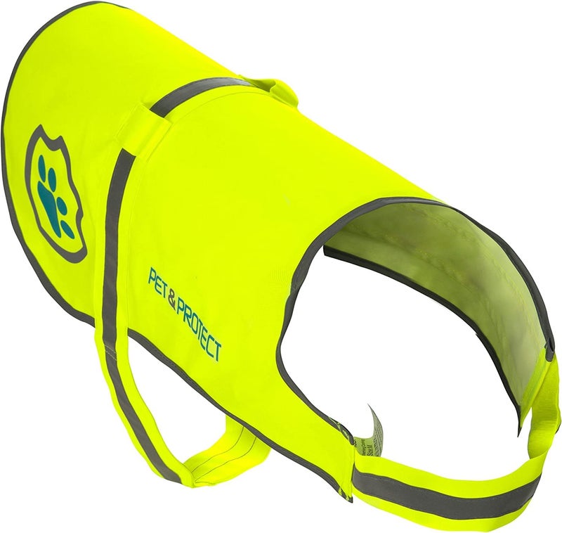 Slip Doctors Reflective Dog Coat for Safety â€“ Ideal Dog Vest for High-Visibility When Walking, Jogging or Training â€“ Sizes to Fit Small, Medium, Large Breeds 16-130 lbs (Medium) - Image 2